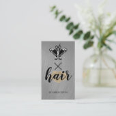 Carte De Visite Outils de coiffeur | Barbier | Salon (Debout devant)