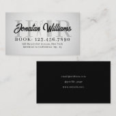 Carte De Visite Outils de coiffeur inspirés professionnels (Devant / Derrière)