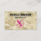 Carte De Visite Outils de coiffeur | Salon (Devant)