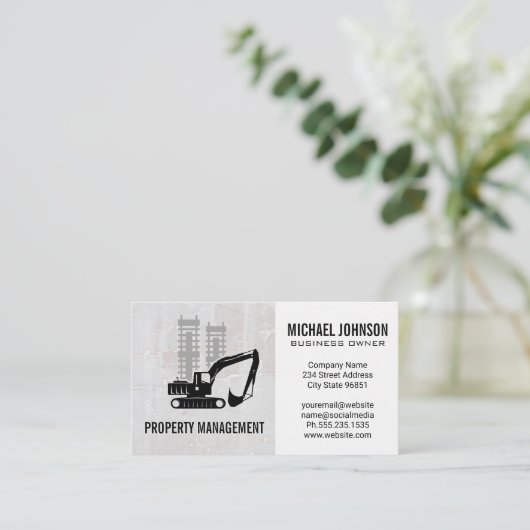 Carte De Visite Outils de construction (Debout devant)