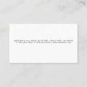 Carte De Visite Outils de construction | Arrière - plan de schémas (Dos)