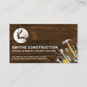 Carte De Visite Outils de construction | Bois et soudure du bâtime (Devant)