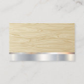 Carte De Visite Outils de construction | Bois | Métal (Dos)