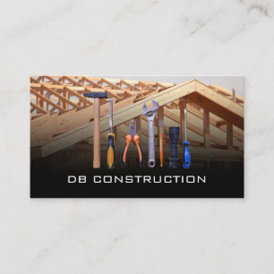 Carte De Visite Outils de construction   Chantier