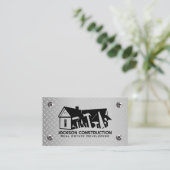 Carte De Visite Outils de construction | Constructeur de maisons (Debout devant)