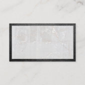 Carte De Visite Outils de construction | Cuir et pierre (Dos)