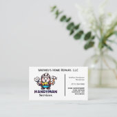 Carte De Visite Outils de construction Handyman (Debout devant)