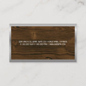 Carte De Visite Outils de construction | Métal bois (Dos)