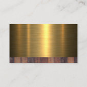 Carte De Visite Outils de construction | Métal bois (Dos)