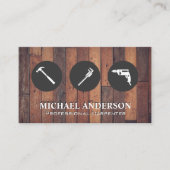 Carte De Visite Outils de construction | Parquet (Devant)