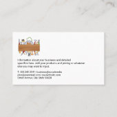 Carte De Visite Outils de construction | Plan directeur (Dos)