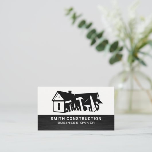 Carte De Visite Outils de construction | Rénovations (Debout devant)