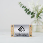 Carte De Visite Outils de construction | Vis métalliques | Grain d (Debout devant)