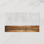 Carte De Visite Outils de création | Icône d'accueil | Pierre de b (Dos)