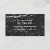 Carte De Visite Outils de cuisine | Culinaire | Marbre (Dos)