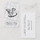 Carte De Visite Outils de cuisine | Culinaire | Serveur | Restaura (Devant / Derrière)