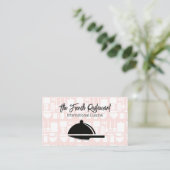 Carte De Visite Outils de cuisine | Plateau de cuisine chef (Debout devant)