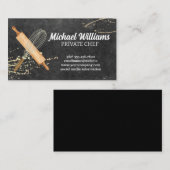 Carte De Visite Outils de cuisson | Chef (Devant / Derrière)