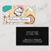 Carte De Visite Outils de cuisson | Toque (Devant / Derrière)