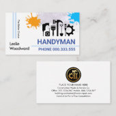 Carte De Visite Outils de handyman de cadre spécial (Devant / Derrière)