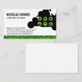 Carte De Visite Outils de jardin de gazon (Devant / Derrière)