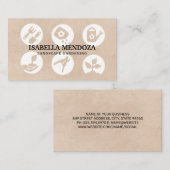 Carte De Visite Outils de jardin | Paysage (Devant / Derrière)