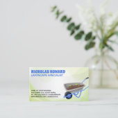 Carte De Visite Outils de jardinage | Paysagère (Debout devant)