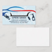 Carte De Visite Outils de lavage et de nettoyage des voitures de s (Devant / Derrière)