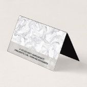 Carte De Visite Outils de liste de cheveux (Dos)