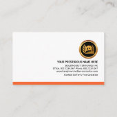 Carte De Visite Outils de main-d'oeuvre de construction créative s (Dos)