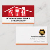 Carte De Visite Outils de main-d'oeuvre de construction créative s (Devant / Derrière)