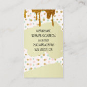 Carte De Visite Outils de maître culinaire | Pot Polka et sirop d' (Dos)