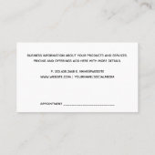 Carte De Visite Outils de manucure à ongles | Peindre des ongles (Dos)