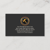 Carte De Visite Outils de manuel de boîte rectangle créative (Dos)