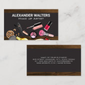 Carte De Visite Outils de maquillage (Devant / Derrière)