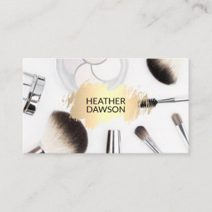 Carte De Visite Outils de maquillage   Liste de maquillage