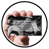 Carte De Visite Outils de mécanique automatique conçus de façon un