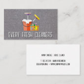 Carte De Visite Outils de ménage de la maison (Devant / Derrière)