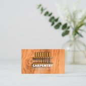 Carte De Visite Outils de menuiserie (Debout devant)