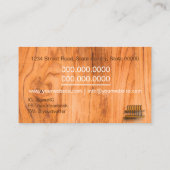Carte De Visite Outils de menuiserie (Dos)