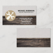 Carte De Visite Outils de menuiserie de construction matérielle (Devant / Derrière)