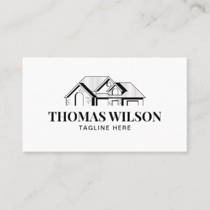Carte De Visite Outils de menuiserie de construction professionnel