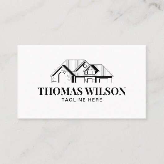Carte De Visite Outils de menuiserie de construction professionnel (Devant)