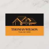 Carte De Visite Outils de menuiserie de construction professionnel (Devant)