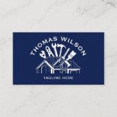 Carte De Visite Outils de menuiserie de construction professionnel (Devant)