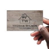 Carte De Visite Outils de menuiserie de construction professionnel