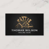 Carte De Visite Outils de menuiserie de construction professionnel (Devant)