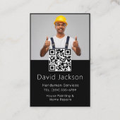 Carte De Visite Outils de menuiserie de construction professionnel (Devant)