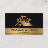 Carte De Visite Outils de menuiserie de construction professionnel (Devant)