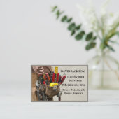 Carte De Visite Outils de menuiserie de construction professionnel (Debout devant)